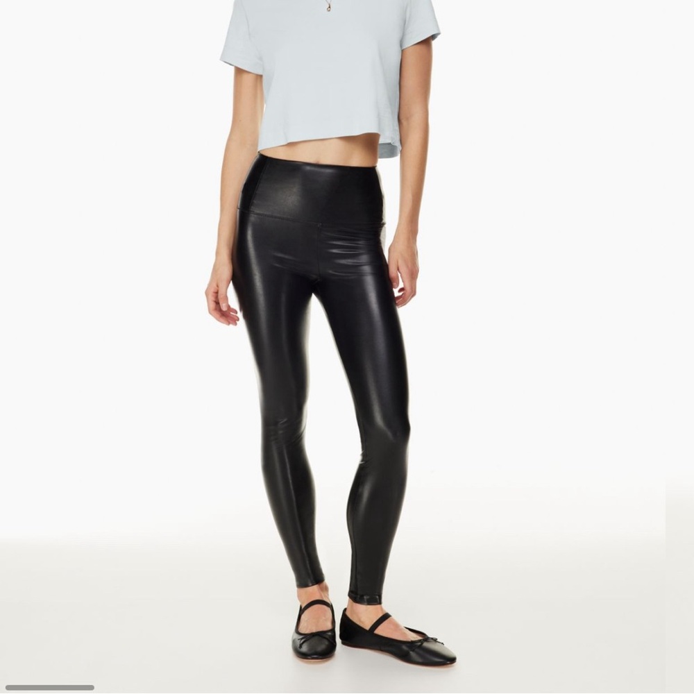 Aritzia Wilfred Daria Leather Pant